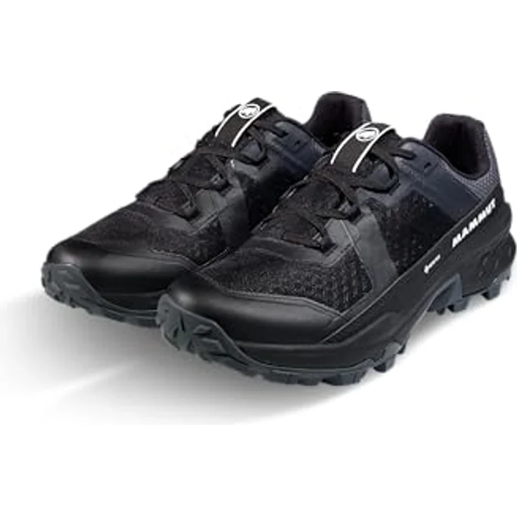 Mammut Girun II Low GTX, Herren Wanderschuhe, wasserdicht, leicht, Schwarz, Größe 47.5 – Bild 3