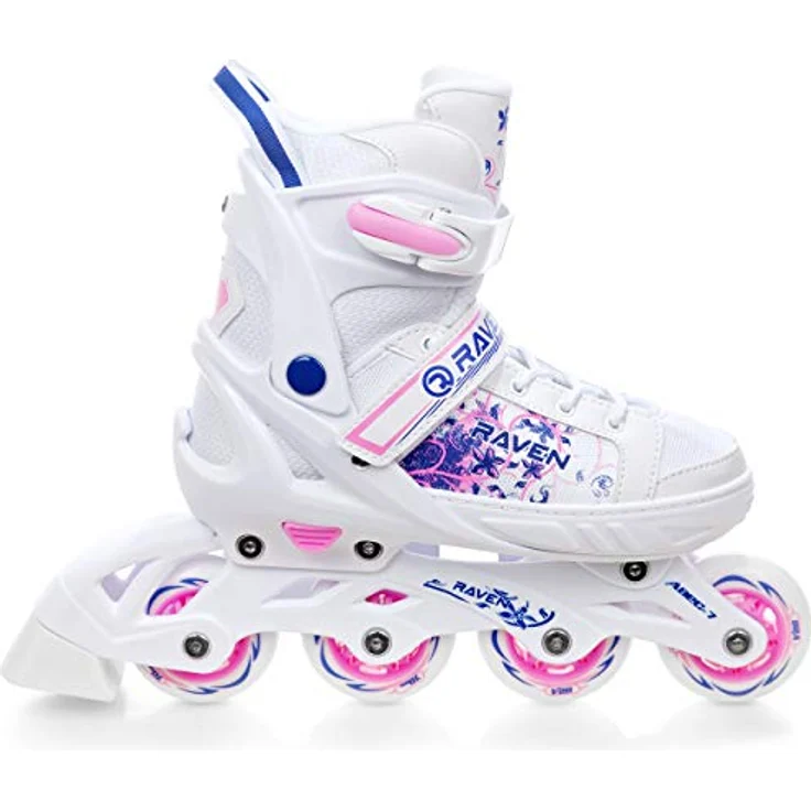 RAVEN 3in1 Inline Skates Triskates Rollschuhe für Mädchen, verstellbar 28-32 (18,5cm-21cm), mit Double-Vent-System und DSAS – Bild 5