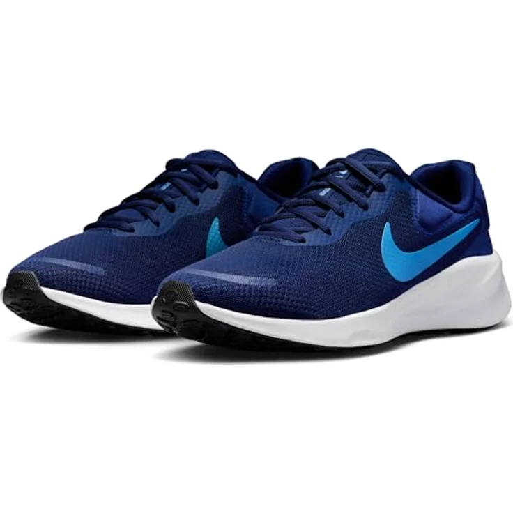 Nike Sportschuhe Revolution 7 Fb2207 406, Neutrale Laufschuhe mit dämpfender Mittelsohle, Größe 40, Blau – Bild 2