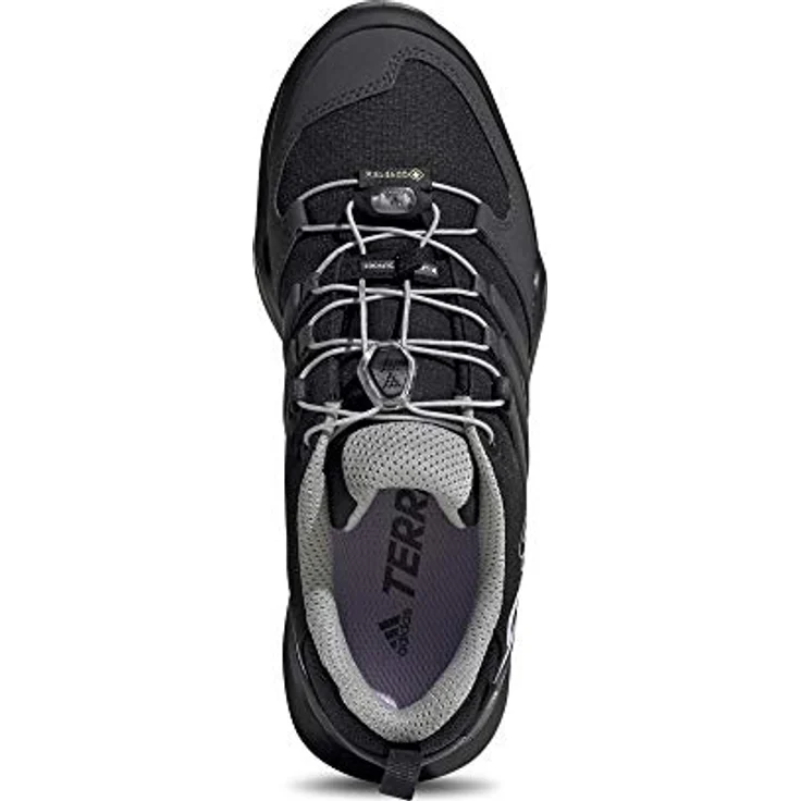adidas TERREX SWIFT R2 GORE-TEX, Wasserdichter Wanderschuh mit optimalem Grip und Speed-Lacing System, schwarz – Bild 3