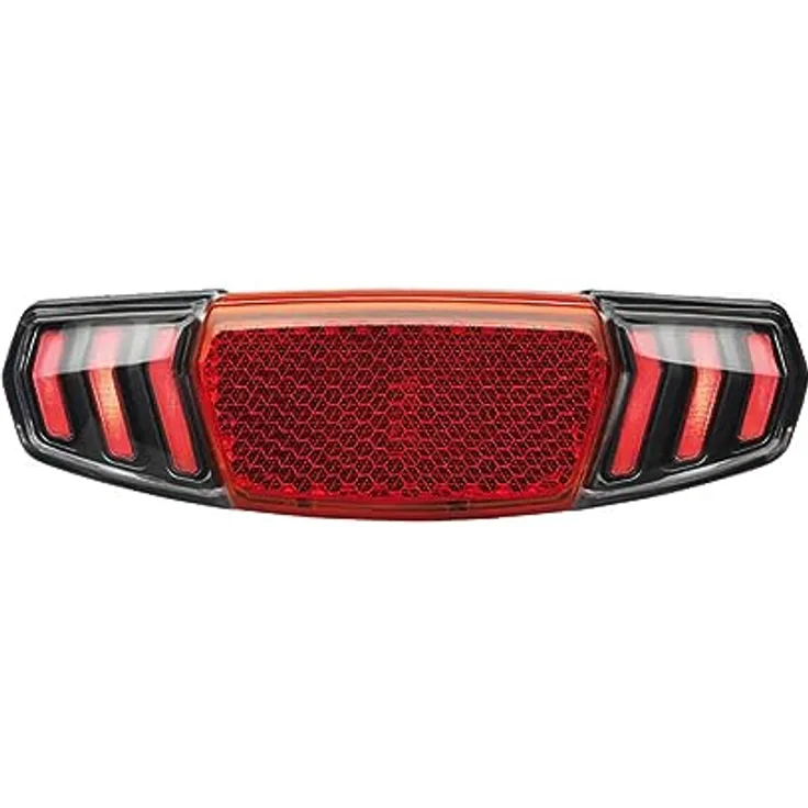 Busch & Müller LED-Rücklicht Toplight Dart E, Gepäckträgermontage für E-Bikes, zuverlässige Fahrradbeleuchtung