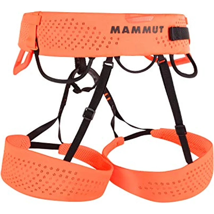Mammut Sender Klettergurt, Safety orange, L, lasergeschnittenes Gewebe, 2 große Materialschlaufen, Indikatortechnologie – Bild 2