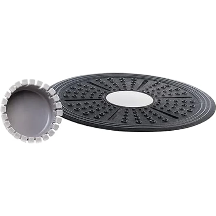 MATCHU Balance Board, Gleichgewichtstrainer mit Griffen für Koordinations- und Gleichgewichtübungen, Schwarz, 42x42x9cm – Bild 5