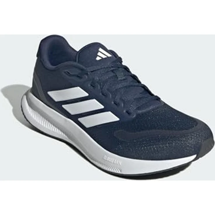 ADIDAS Herren Laufschuh Runfalcon 5, Cloudfoam Dämpfung, atmungsaktives Mesh-Obermaterial, schwarz – Bild 6