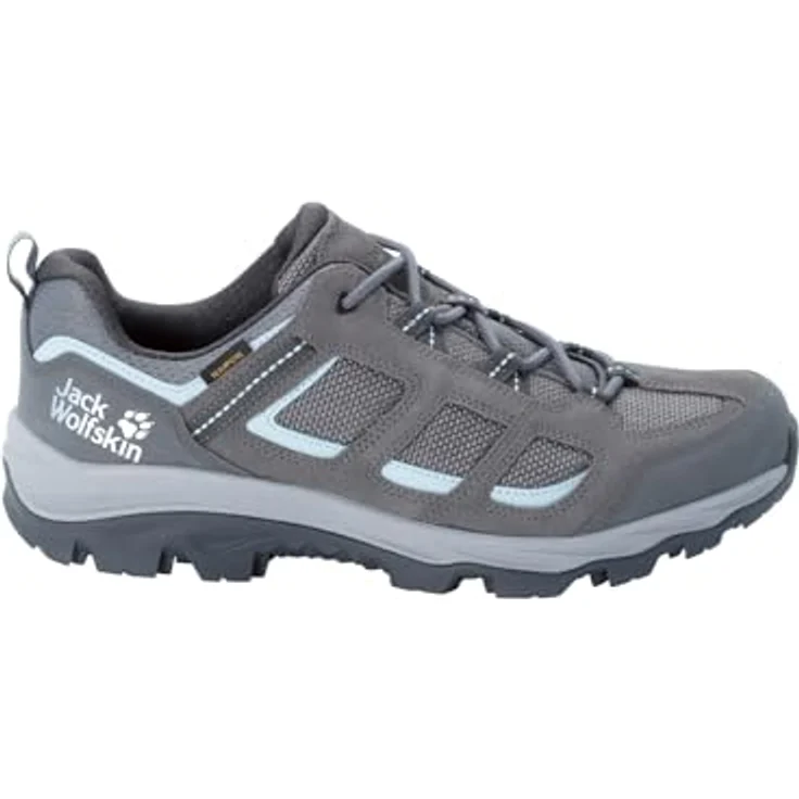 Jack Wolfskin VOJO 3 TEXAPORE LOW W, wasserdichter Wanderschuh mit atmungsaktiver Membran und rutschfestem Sohlenprofil, grau – Bild 2