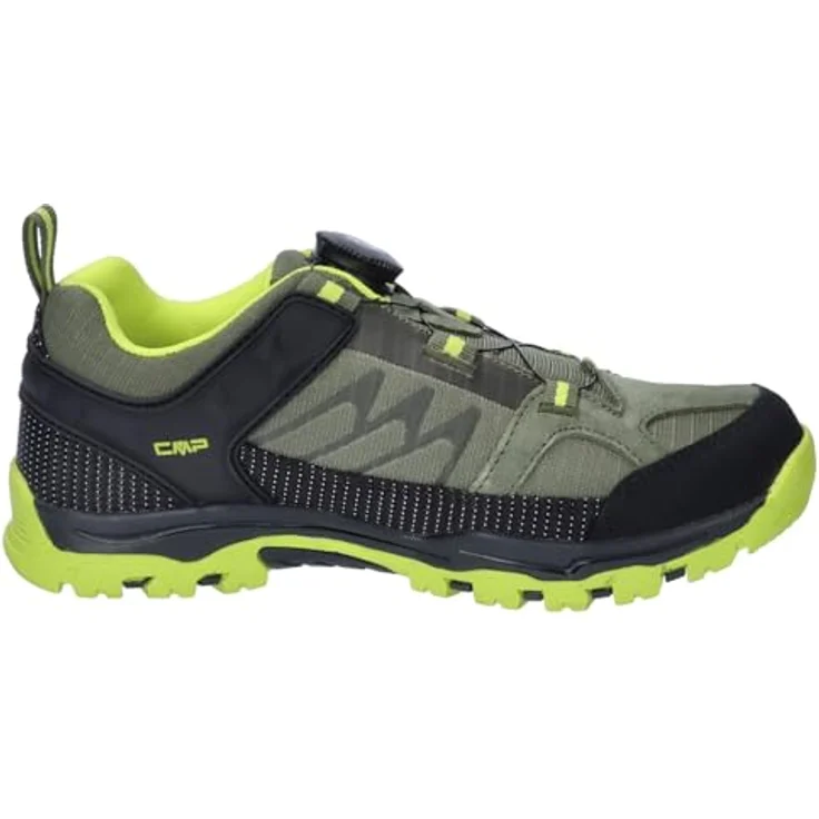CMP Kids Kiruna Fitgo Trekking Shoes WP, wasserdichte Wanderschuhe mit hoher Dämpfung, Kaki-Acido, Größe 35 – Bild 8