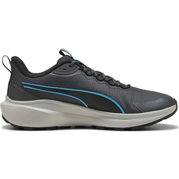 Puma Skyrocket Lite Trail, Unisex Laufschuhe (43) mit SoftFoam+ Innensohle, blau, recycelte Materialien – Bild 5