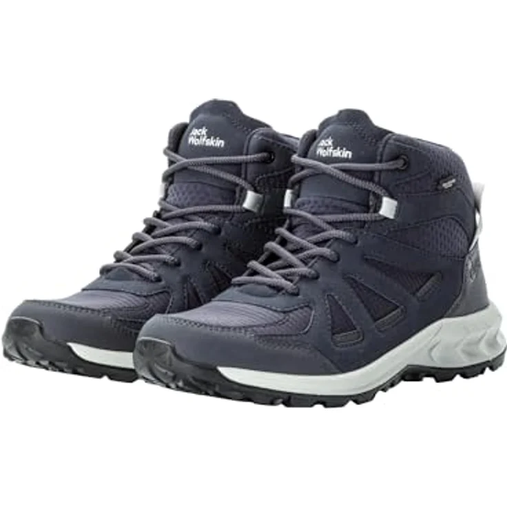 Jack Wolfskin Woodland 2 Texapore Mid W, Damen Wanderschuhe mit Reflex Foam-Mittelsohle, blau – Bild 1