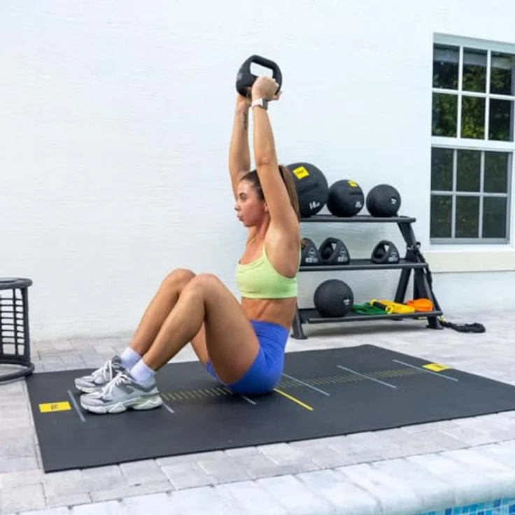 TRX YBell Neo, All-in-One Kettlebell aus Gusseisen für Ganzkörpertraining, ergonomisches Design – Bild 4