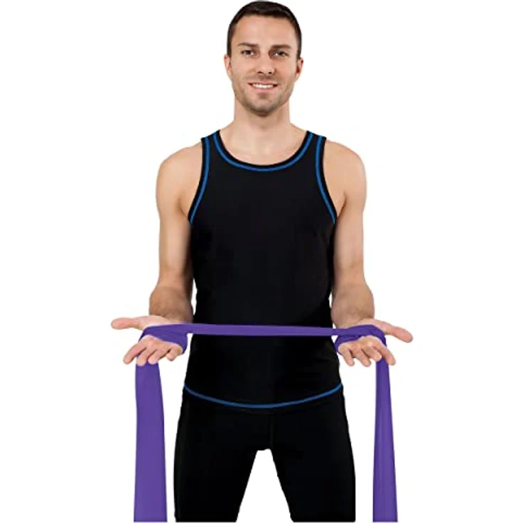 Sanctband Trainingsband 5,5m Pflaume, extra stark für vielseitiges Widerstandstraining, hypoallergen und langlebig – Bild 4