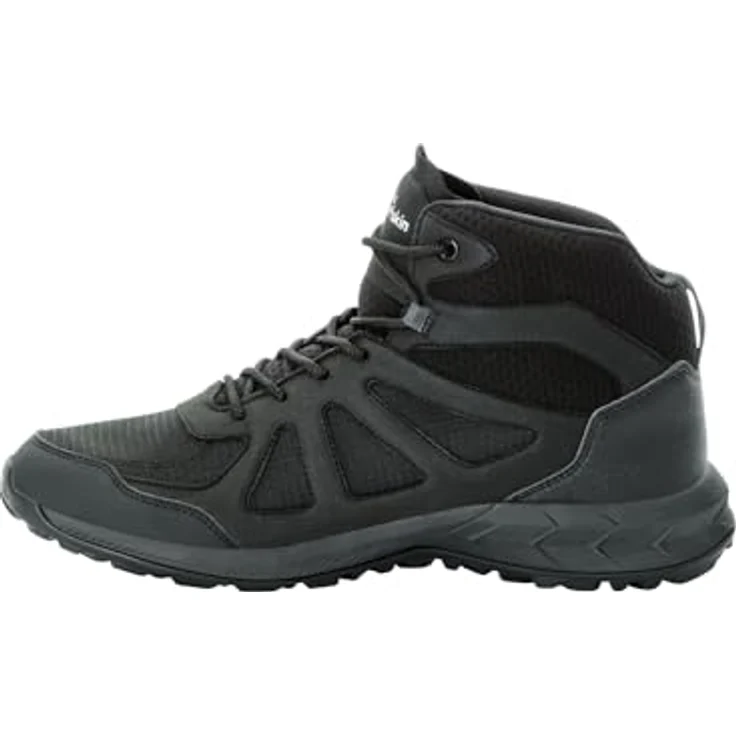 Jack Wolfskin WOODLAND 2 TEXAPORE MID M, wasserdichter Wanderschuh für Herren mit hohem Schaft und griffiger Gummi-Sohle – Bild 4