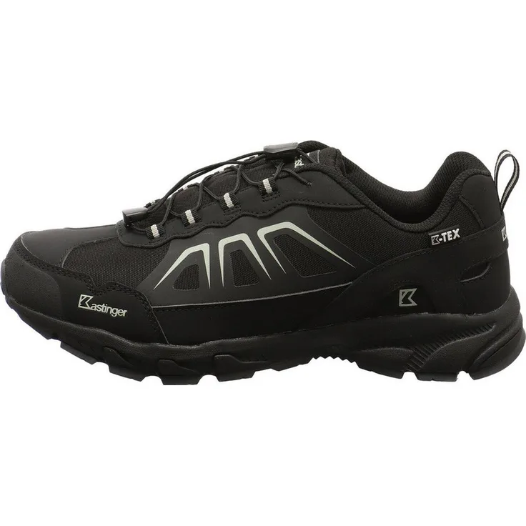 Kastinger Grasberg Low KTX Wanderschuh, knöchelhoch, schwarz, Textil/Synthetik, Gummischnürung, Größe 43 EU
