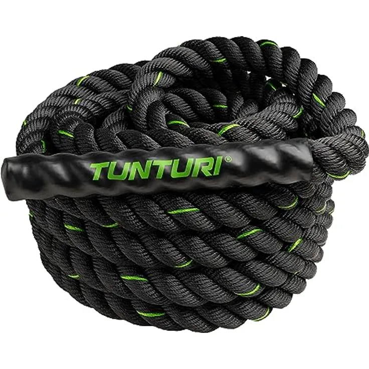 Tunturi Fitnessseil, Battle Rope, 12 Meter (9,8 kg), Functional Training Seil