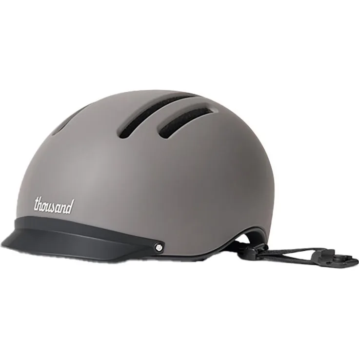 Thousand Chapter MIPS, Urban Grey, City-Bikehelm mit MIPS-Sicherheit, 50 Lumen Magnetlicht und aktiver Belüftung