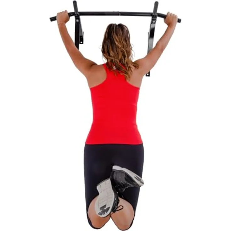 Pure2Improve Chin-Up Bar, Klimmzugstange, Large - Höhenverstellbar, intensives Oberkörpertraining, weiß