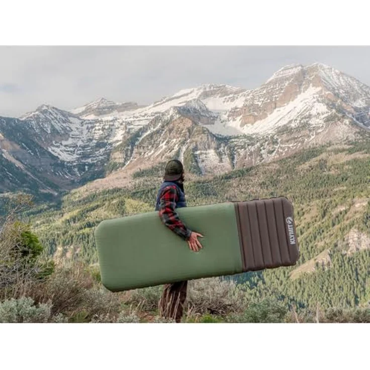 Klymit Klymaloft Lofted, aufblasbare Isomatte mit Memory-Schaum für Camping, 198 x 74 cm, leicht und kompakt – Bild 5