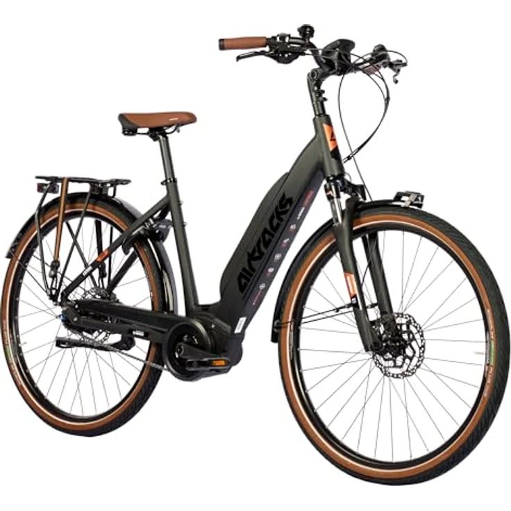 Airtracks 28 Zoll Damen E-Bike LS Trekking Fahrrad Lumina Active Plus LINE Gen3 500 Wh 8s Shimano Nexus - Rahmenhöhe 50cm (Körpergröße 165-180cm) in Schwarz – Bild 2