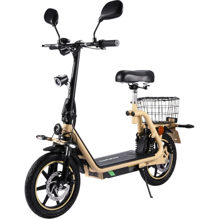 ENEWAY City Floh-S E-Scooter, Elektroroller 45 km/h mit Straßenzulassung und Blinkervorbereitung, kompakt und komfortabel