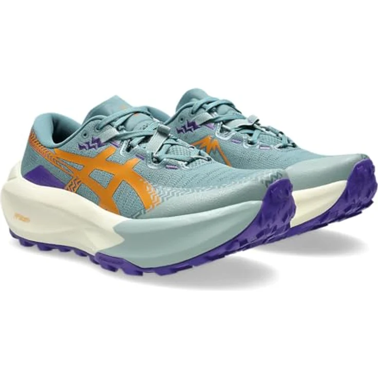 Asics Trabuco Max 5, Damen Laufschuhe mit robuster Konstruktion und optimaler Passform, Blau – Bild 4