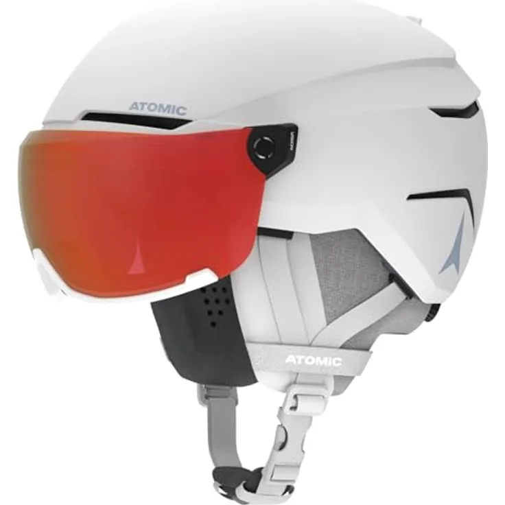Atomic Savor Visor Photo, Skihelm (51 - 55 cm, S) mit Holo Core-Innenkonstruktion und Photochromic Lens Technologie