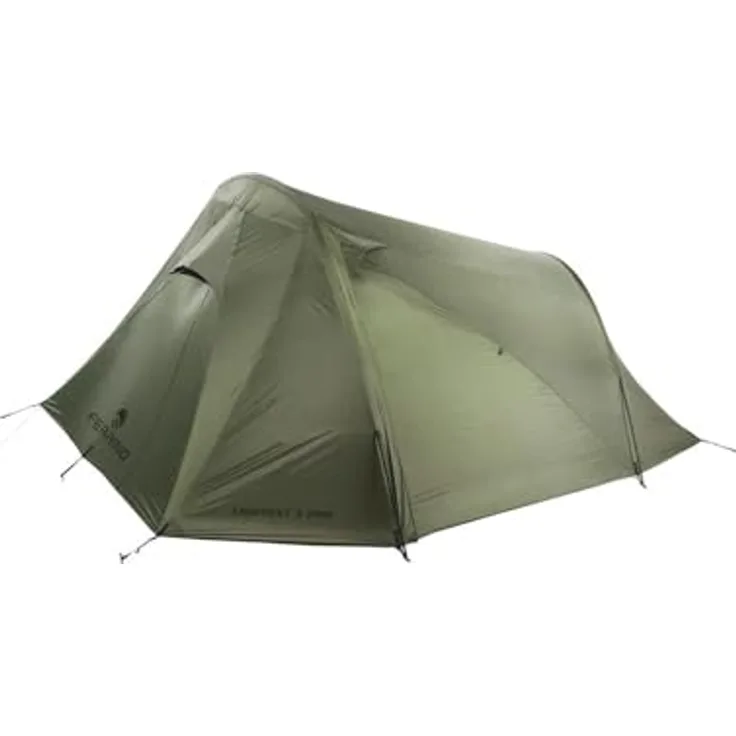 Ferrino Lightent Pro Zelt, 3-Personen Campingzelt mit Belüftungsärmel und Moskitonetz, oliv