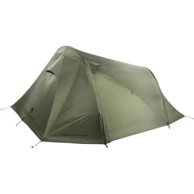 Ferrino Lightent Pro Zelt, 3-Personen Campingzelt mit Belüftungsärmel und Moskitonetz, oliv – Bild 1