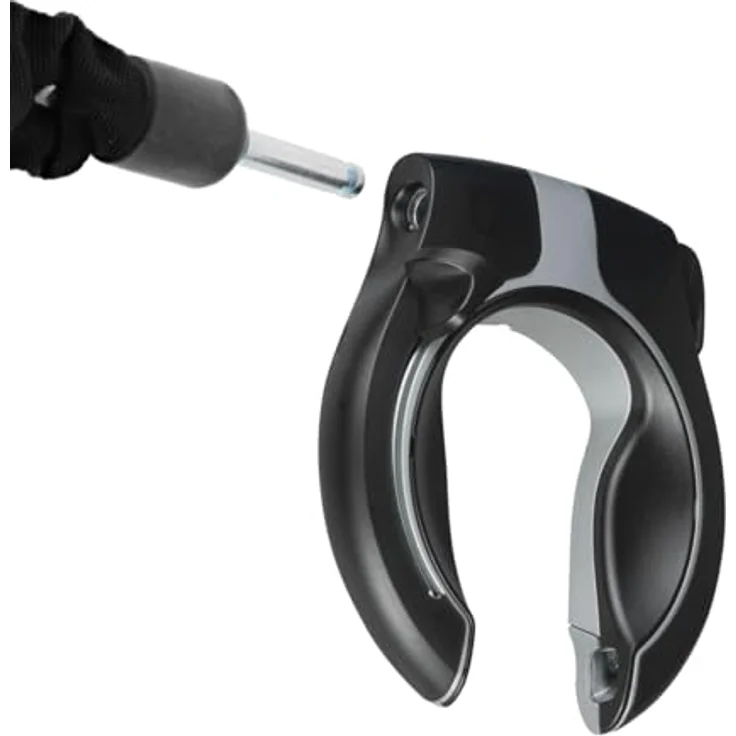 AXA Victory, Veloschloss, Sicherheitsstufe 14, ergonomisches Design, mit integriertem Ring, inklusive flexiblen Befestigungsset, 5.80 cm – Bild 3