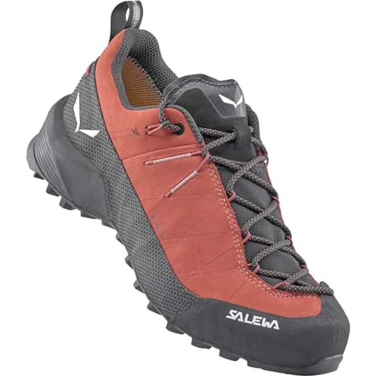 Salewa Wildfire Leather 2, Wanderschuhe mit GORE-TEX® Futter und POMOCA® Außensohle, Etruscan Red Black – Bild 4