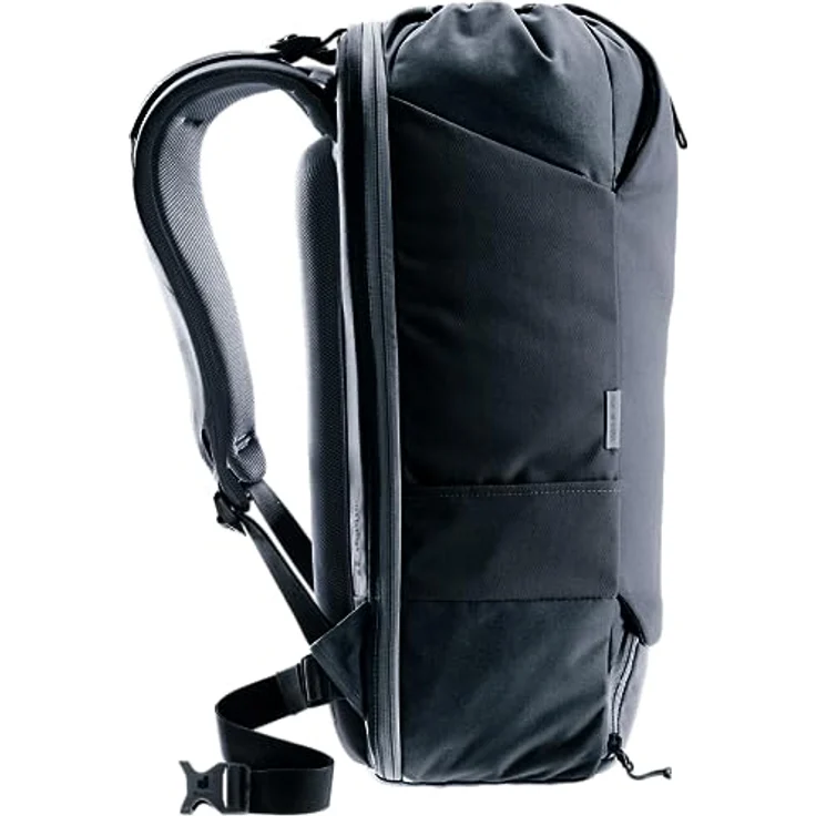 deuter Utilion 34+5 Rucksack mit Schuhfach, ergonomisch geformte Schulterträger, schwarz – Bild 3