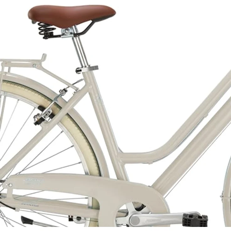 ALPINA Bike Bonneville Damen Stadtfahrrad Kamelgrau 46 cm, 6 Gang Shimano TY21, empfohlen für 1,73 - 1,90 m Körpergröße – Bild 3