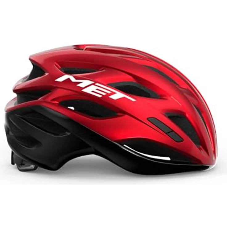 MET ESTRO MIPS Fahrradhelm, schwarz-rot glänzend, Größe M, mit MIPS-Technologie und optimaler Belüftung – Bild 3
