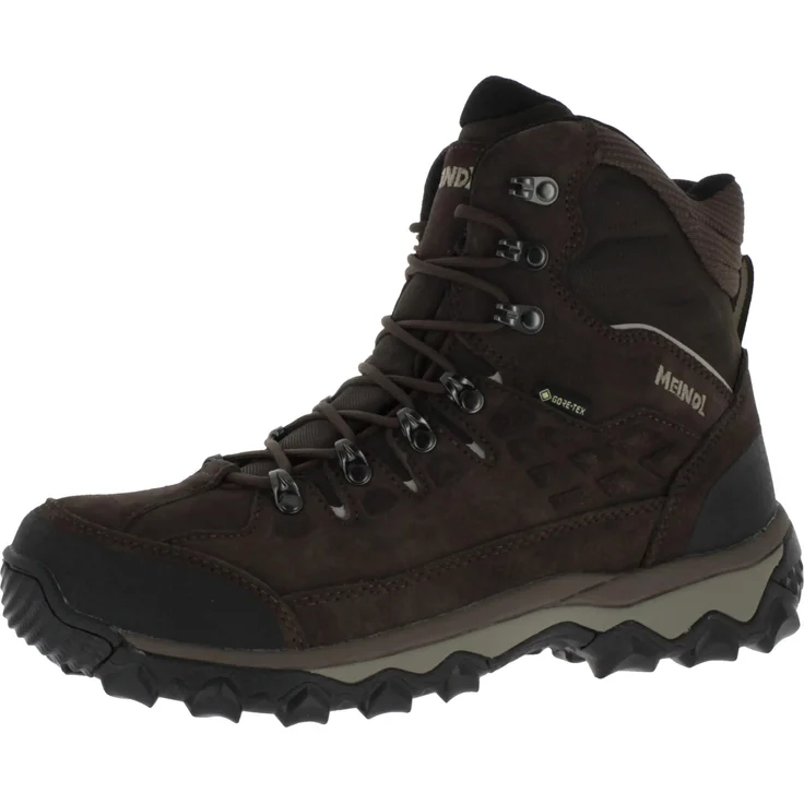 Meindl Silian GTX, Herren Wanderschuh in Dunkelbraun, wasserdicht mit warmem Fußbett und griffiger Ultra Grip Sohle – Bild 1