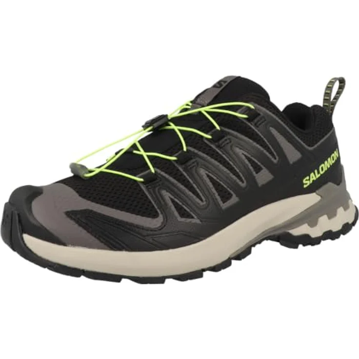 Salomon XA PRO 3D V9, Herren Laufschuhe mit atmungsaktivem Obermaterial und Schnellschnürsystem, schwarz – Bild 4