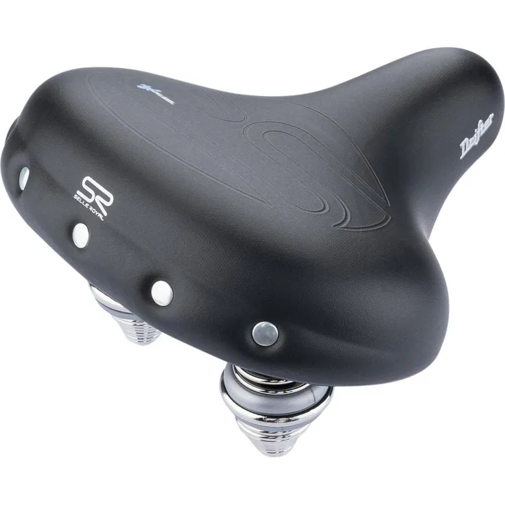 Selle Royal Drifter Strengtex, Velosattel mit RoyalGel-Technologie und Doppelfedersystem, wasserfest