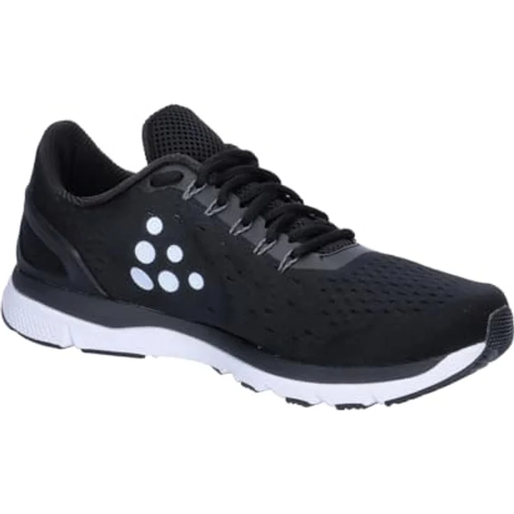 Craft V150 Engineered Laufschuhe Herren, leichter Laufschuh mit hervorragender Flexibilität und Vibram®-Sohle, Schwarz / Weiß – Bild 9