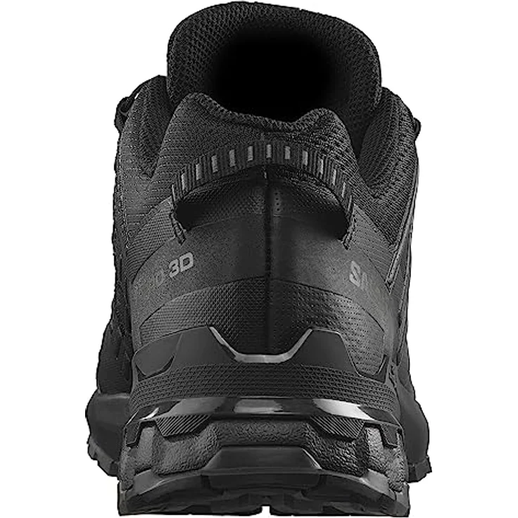 Salomon XA Pro 3D v9, Herren Laufschuhe mit Schnellschnürung, OrthoLite-Einlegesohle, Contagrip Außensohle, Schwarz (Größe 45 1/3) – Bild 4
