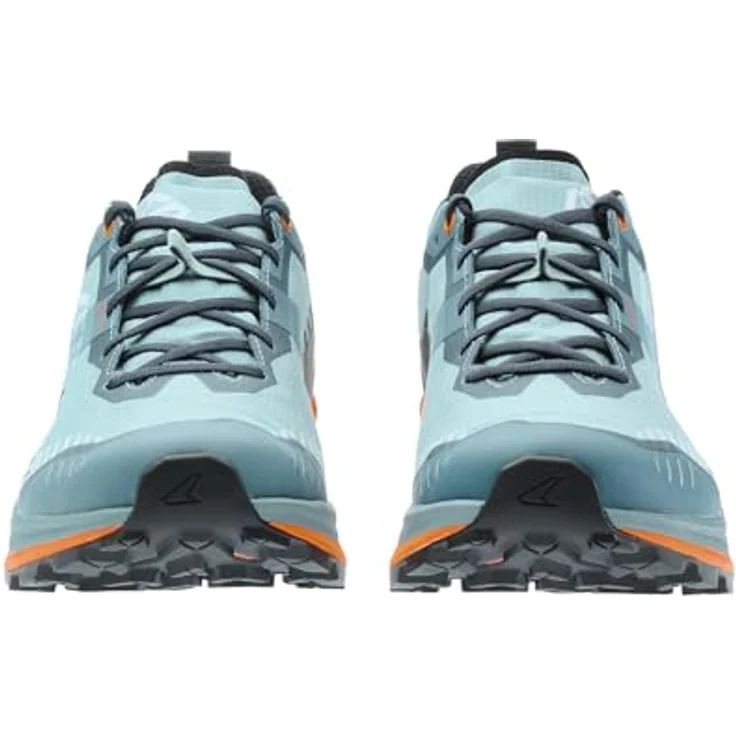 Lowa AMPLUX 2 GTX Herren Halbschuh, wasserdicht mit GORE-TEX-Membran, rauchblau/orange, Größe 9 – Bild 4