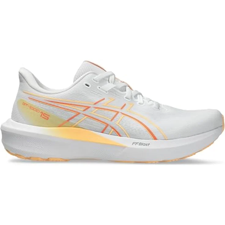 ASICS GT-1000 15, Herren Laufschuh mit FF BLAST Dämpfung und 3D GUIDANCE SYSTEM, Weiß Koralle, Größe 40 – Bild 5