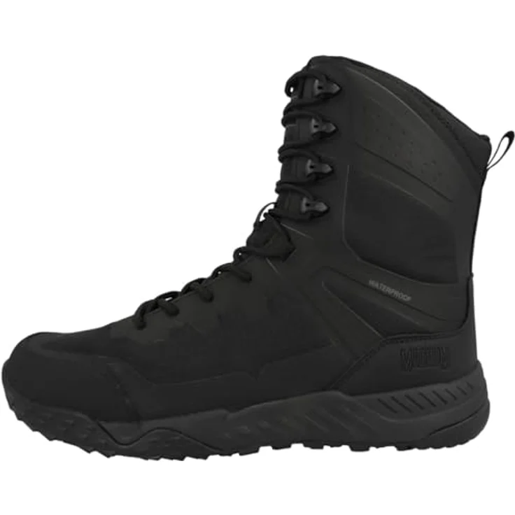 MAGNUM Ultima 8.0 SZ WP, Wasserdichte Herren Uniformschuhe aus 100% recycelten Materialien, Schwarz – Bild 1