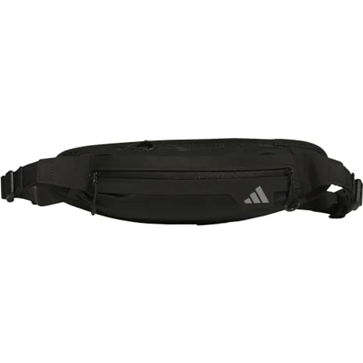 adidas Unisex-Erwachsene Laufgürteltasche, Einheitsgröße, 0,75 l Volumen, recyceltes Polyester, Elasthan, schwarz – Bild 1