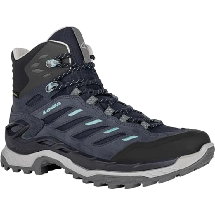 LOWA INNOVO GTX MID Ws, multifunktionale Wanderschuhe mit LOWA® DYNAPU® Dämpfung, navy/arktis, Größe 42.5 – Bild 4