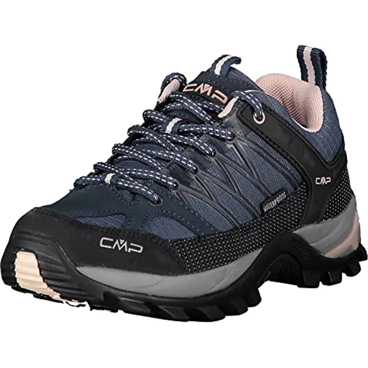 CMP Campagnolo Rigel WP, Damen Wanderschuhe, wasserdicht mit Knöchelstütze, blau