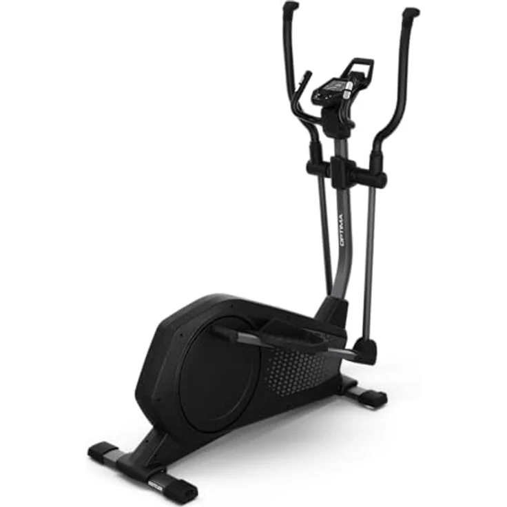 Kettler Crosstrainer Optima 400 | 14 kg Schwungmasse | 10 Trainingsprogramme | 15 Widerstandsstufen | Magnetbremssystem | Transportrollen | Hohe Gewichtsbelastung von 130kg | Herzfrequenzprogramm – Bild 1