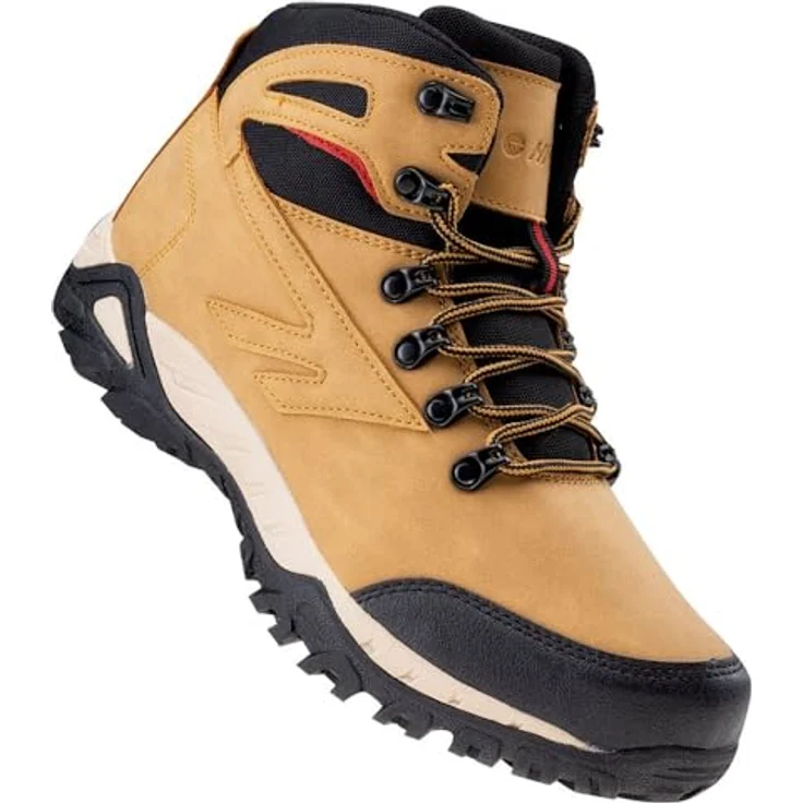 Hi-Tec Medin Mid, Herren Trekking Schuh aus Kunststoff, High-top, Schnürer – Bild 6