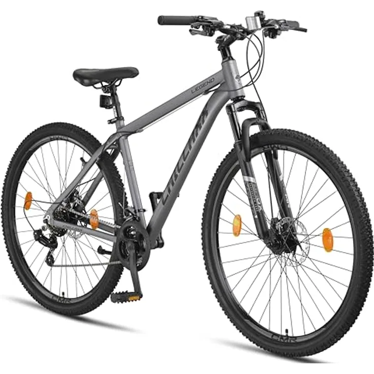 Chillaxx Bike Legend, Aluminium Mountainbike 24, 26, 27,5, 29 Zoll mit Shimano 21 Gang Schaltung für Herren, Damen, Jungen und Mädchen