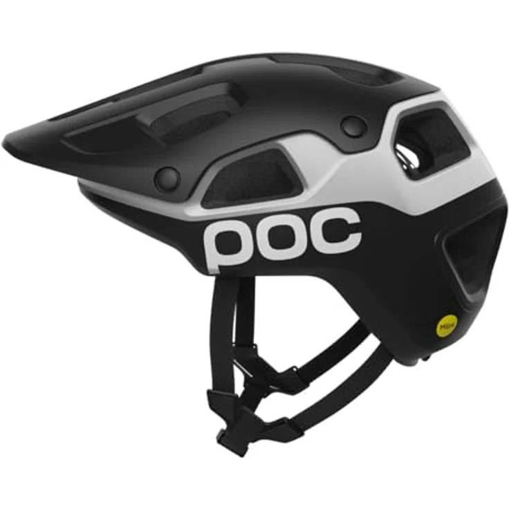 POC Cularis Pure Unisex MTB Helm mit MIPS, wechselbarem Visier, optimierter Belüftung, leichtem Design & 360° Anpassung für Trail und XC – Bild 1