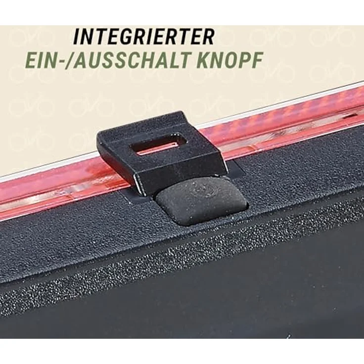 Prophete LED-Batterierücklicht, Fahrradbeleuchtung mit hoher Sichtbarkeit – Bild 4