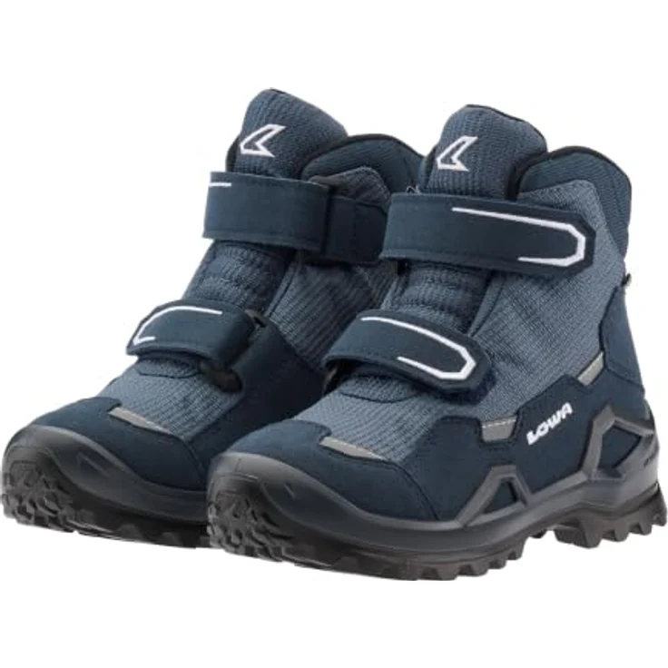 Lowa Kinder Milo EVO GTX Mid JR, Knöchelhohe Wanderschuhe mit GORE-TEX®, blau/navy, Größe 34 – Bild 5