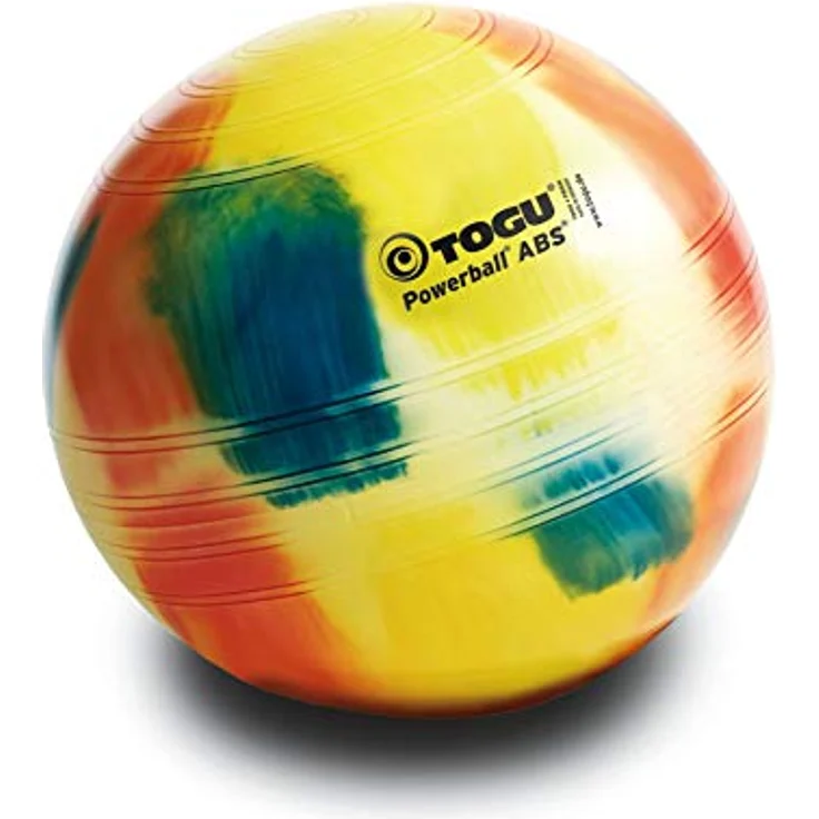 TOGU Gymnastikball Powerball ABS marble Sitzball Büroball Fitnessball 45 cm BUNT, bunt - Preisvergleich – Bild 2