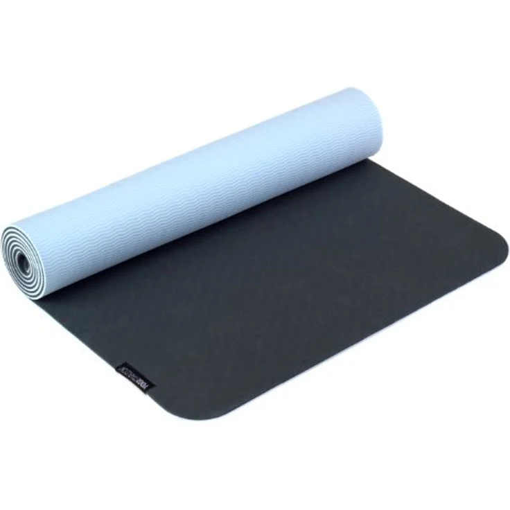 Yogistar Unisex Yogamatte Pro Yogamatte, Grau Blau, 183.0 x 61.0 x 0.5 cm – Bild 1
